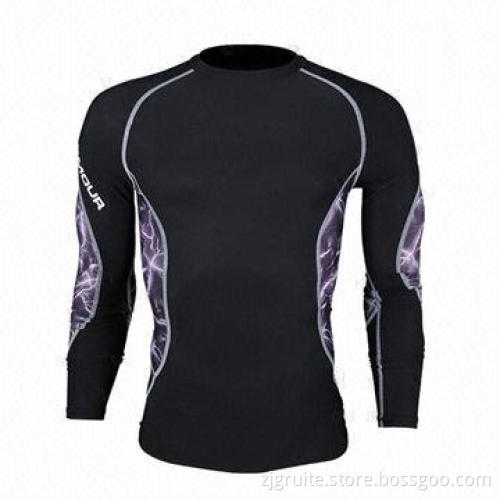 Men's Surfing Lycra Rashguards, Long Sleeve